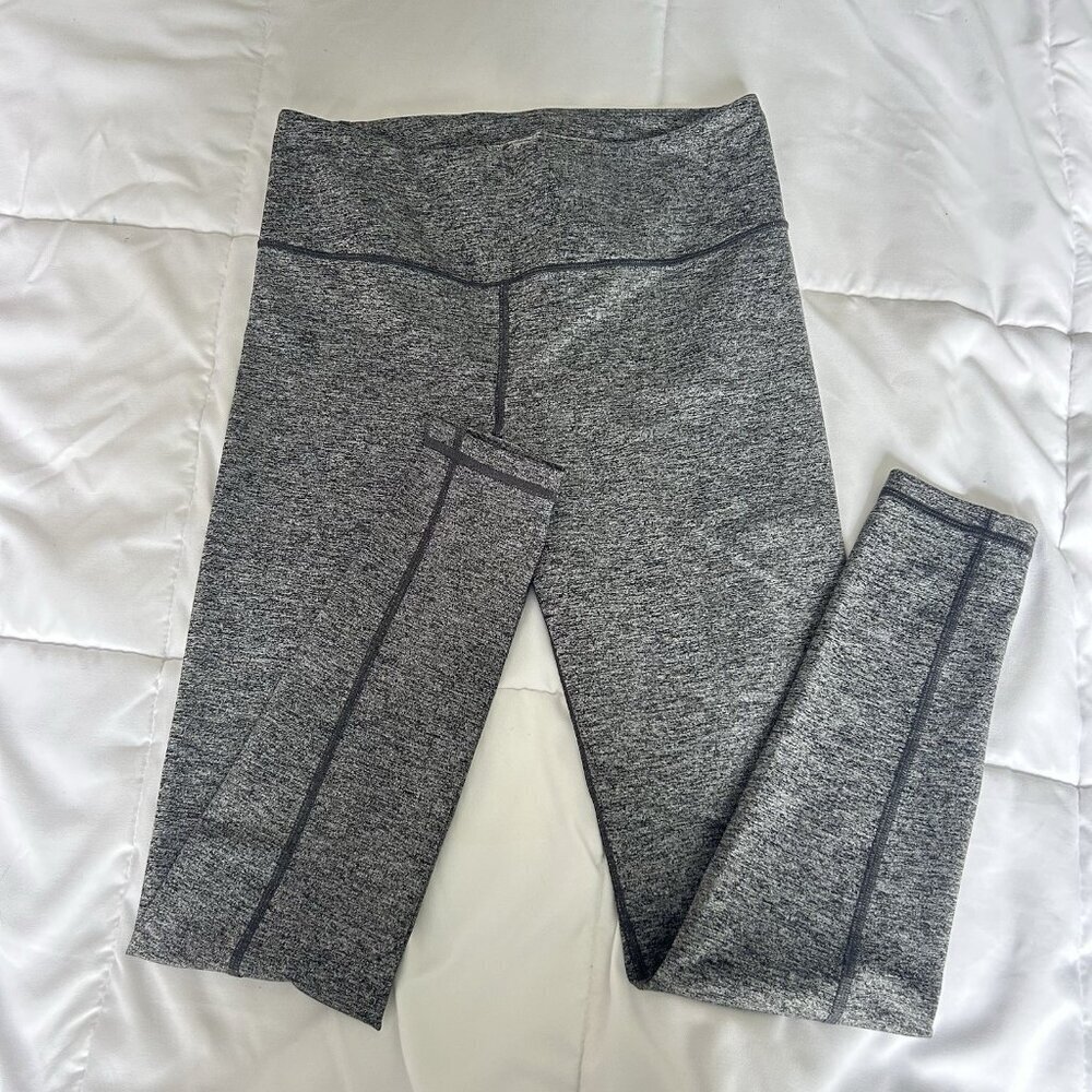 Victoria Sport VSX Knockout Tight Leggings Yoga Womens Medium M Heathered Gray - Picture 1 of 7